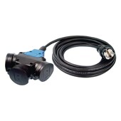 Verlängerungskabel, Schuko geerdetes Steckersystem 230 V / 16 A